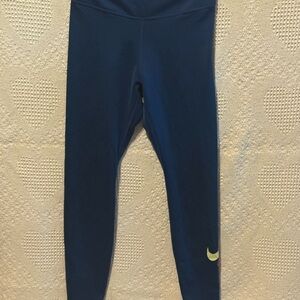 Nike Dark Blue Leggings with Logo